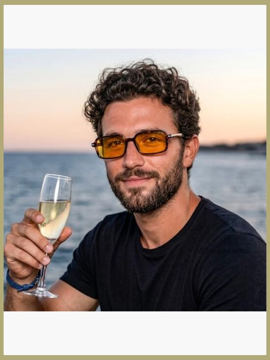 Retro Rectangular Narrow Slim Square Sunglasses for Women Men UV400 Thin main image 7